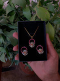 Necklace set round design